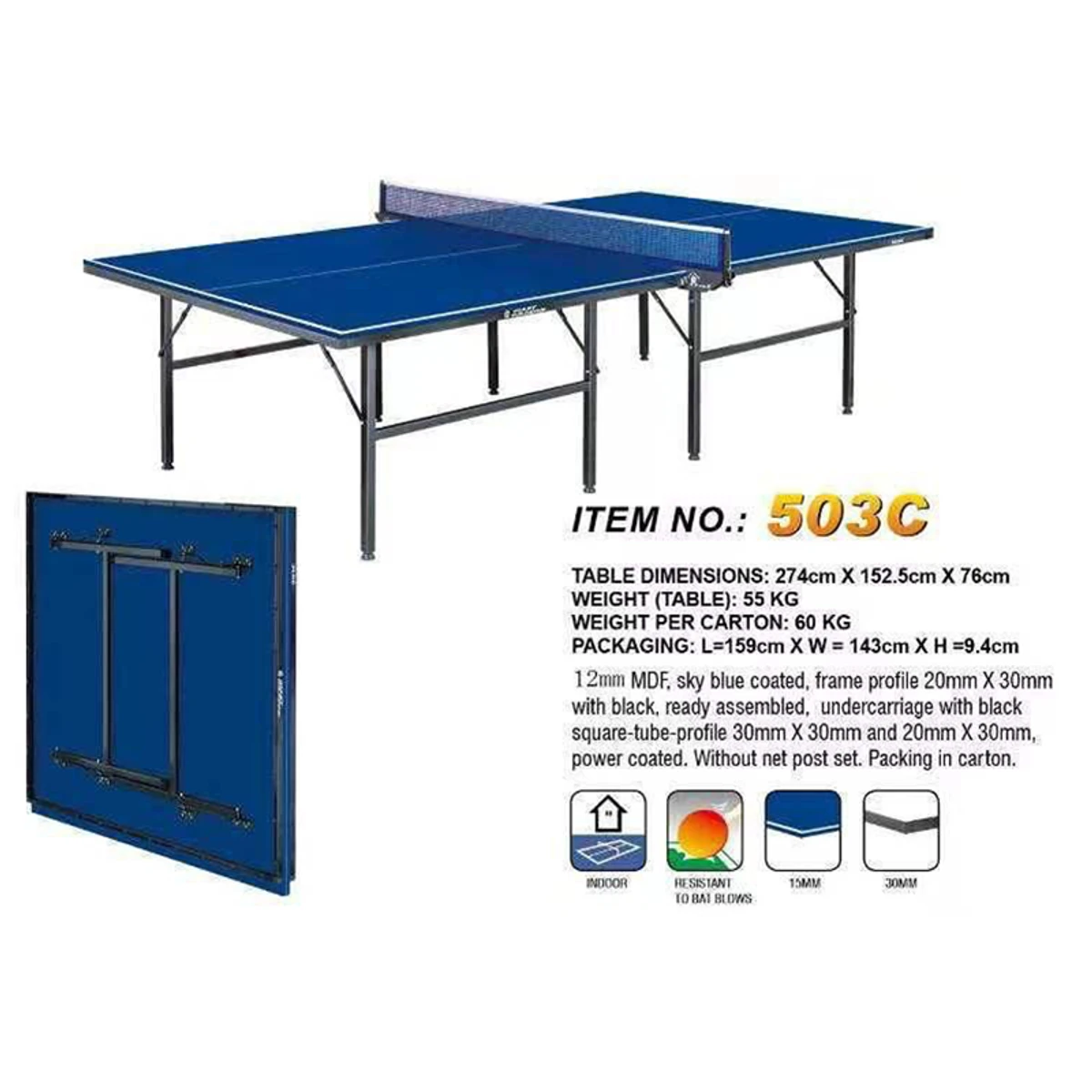 Table Tennis Board – Giant Dragon 503C