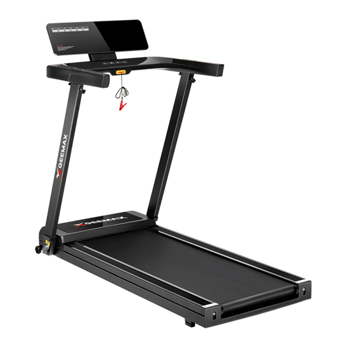 Geemax S1 Professional Folding Treadmill 2.5 HP Power 16KM Max Speed Unlock 130KG Weight Capacity 100% Installation-free with 24-inch LED Smart Display for Home Gym Workouts