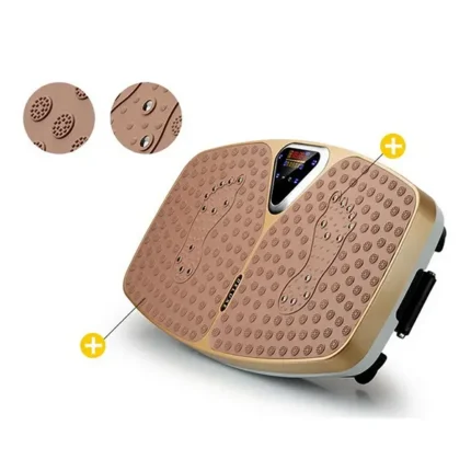 Deluxe Body Slimming Vibration Plate Massager, Home & Gym Workout Machine for Muscle Toning, Calorie Burning, Massaging, Weight Loss