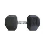 Rubber hex dumbbell 35kg