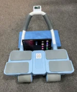 Automatic Rebound Ab Roller Wheel with Elbow Support, Timer, and four-Wheel Design